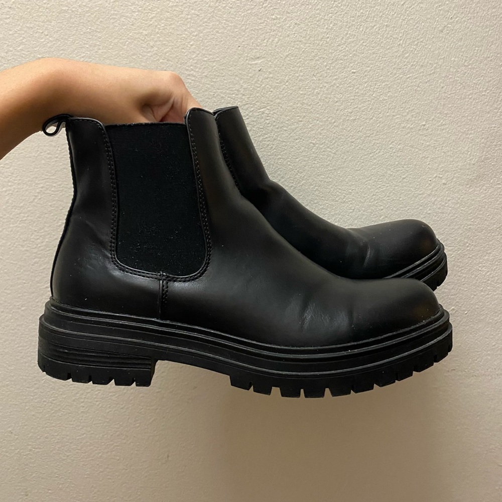 Steve Madden faux leather Billiee boots